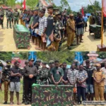 Delapan Anggota OPM Kodap IV/Sorong Raya Menyerah Setelah Operasi Satgas Yonif 501/BY