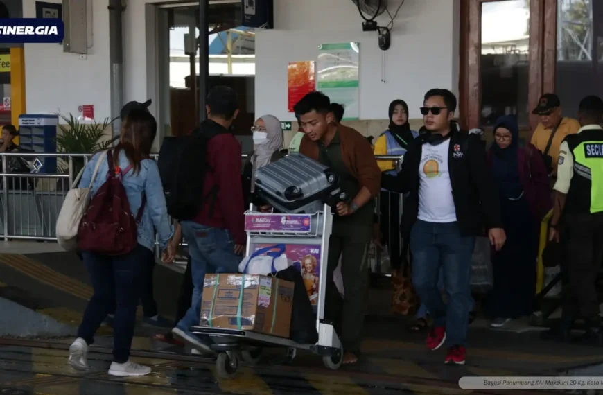 Bagasi Penumpang KAI Maksium 20 Kg, Segini Biaya Tambahan Jika Melebihi
