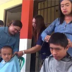 Angkat Topi Buat Ikatan Waria Madiun, Demo Potong Rambut Dalam Rangka HDI