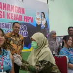 1.911 Siswi Divaksin HPV,                     PJ Walikota : Cegah Kanker Serviks Sedini Mungkin