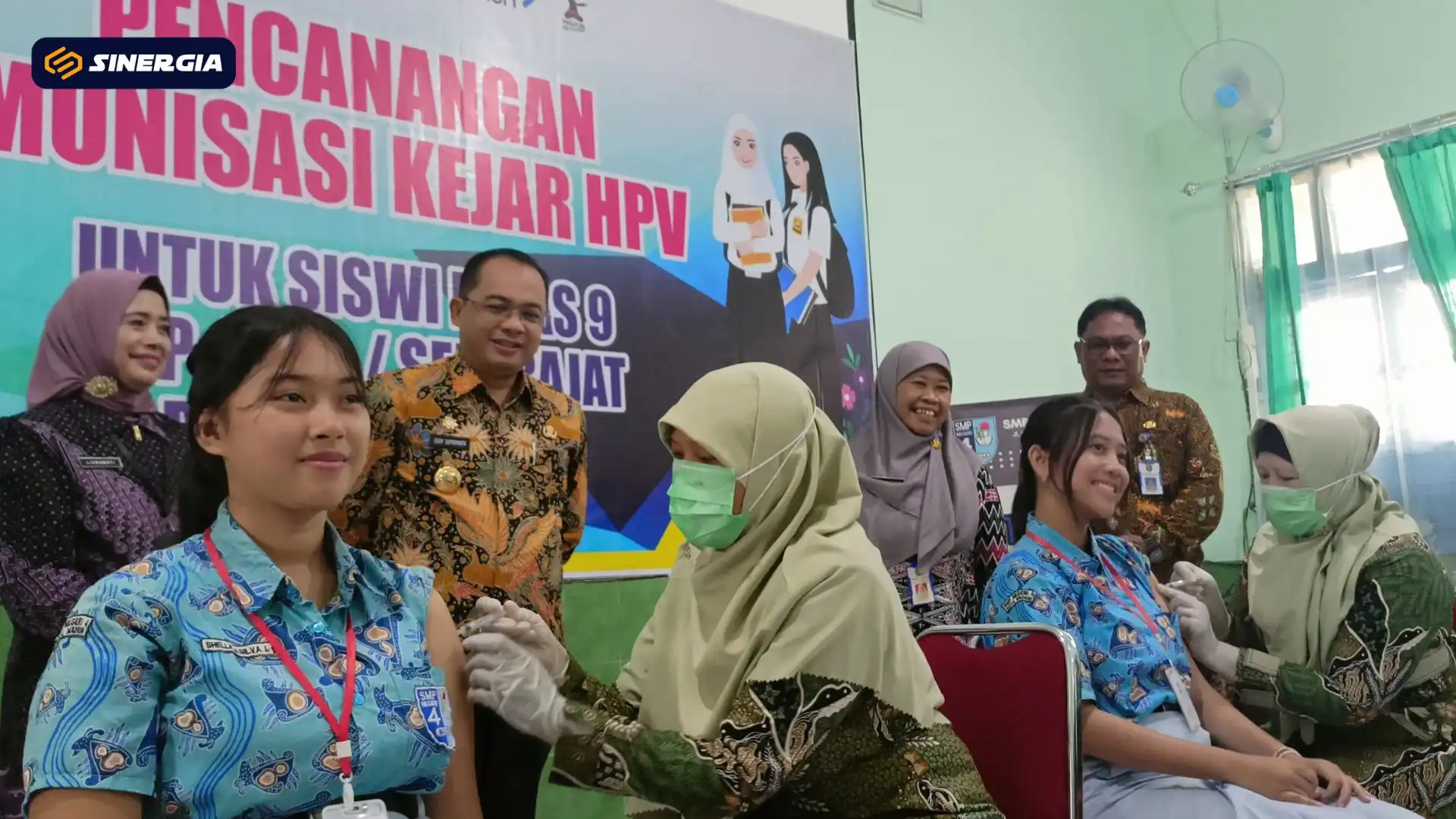 1.911 Siswi Divaksin HPV, PJ Walikota : Cegah Kanker Serviks Sedini Mungkin