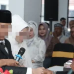 Warga Binaan Kasus Narkoba Gelar Pernikahan di Dalam Lapas Kelas 1 Madiun