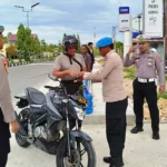 Operasi Keselamatan Mansinam 2025 Polres Kaimana Turut Menyasar Anggota Polri