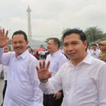 Sempat Diguyur Hujan, Maidi – F. Bagus Panuntun Ikuti Gladi Pelantikan di Istana Merdeka