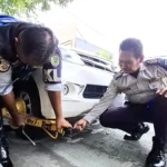Patroli Rutin Dishub Kota Madiun, Tindak Kendaraan Parkir Sembarangan