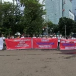 Puluhan Dosen PNM Ikut Aksi Demonstrasi ke Jakarta Tuntut Pencairan Tukin Bersama ADAKSI