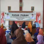Ratusan Warga Kebonagung Madiun Serbu Pasar Murah, Cabai dan Minyak Goreng Jadi Incaran