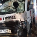 Laka Lantas Pikap dan Motor di Madiun, Satu Orang Terluka