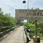 Diterjang Banjir Pondasi Jembatan Wates Terkikis hingga Sayap Jembatan Ambles
