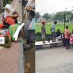 Ibu Hamil Melahirkan di Trotoar Jalan Suromenggolo