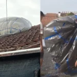 Bikin Panik, Rumah di Margobawero Kejatuhan Balon Udara
