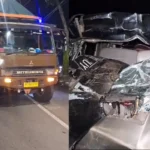 Minibus Hantam Truk Fuso di Tol Ngawi, Tiga Orang Meninggal Dunia