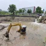 Bupati Tinjau Langsung Proyek Pengendalian Banjir di Ponorogo