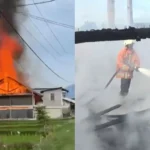 Kandang Berisi 15 Ribu Ekor Ayam di Lembeyan Magetan Ludes Terbakar