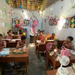 Tiga Kelas Rusak, Siswa SDN Glonggong Belajar di Perpustakaan dan Rumah Penjaga