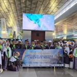Check Out Dari Hotel Orchardz, Jemaah Haji Khusus Sindo Berangkat Menuju Muscat Oman