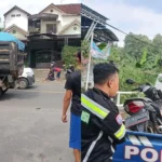 Dua Pemotor Luka-Luka dalam Laka Lantas di Jalan Nasional Madiun-Ponorogo