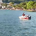 Speedboat Terbalik di Telaga Sarangan, iPhone dan Uang Rp. 5 Juta Tenggelam