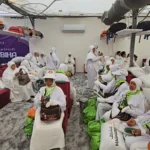 Jemaah Haji Khusus Sindo Wisata Berangkat Menuju ke Ma’tab Mina