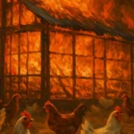 Kebakaran Kandang Ayam di Magetan, 12 Ribu Ekor Tewas Terpanggang