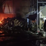 Kebakaran Pabrik Pupuk Organik di Ngawi, Api Diduga dari Sisa Bara Pembakaran