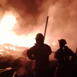 Kebakaran Pabrik Sepatu PT. Dwi Prima Sentosa, Gudang Penyimpanan Ludes