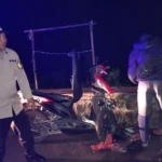 Pengendara Motor Tabrak Longsoran Batu di Jalur Cemorosewu–Sarangan