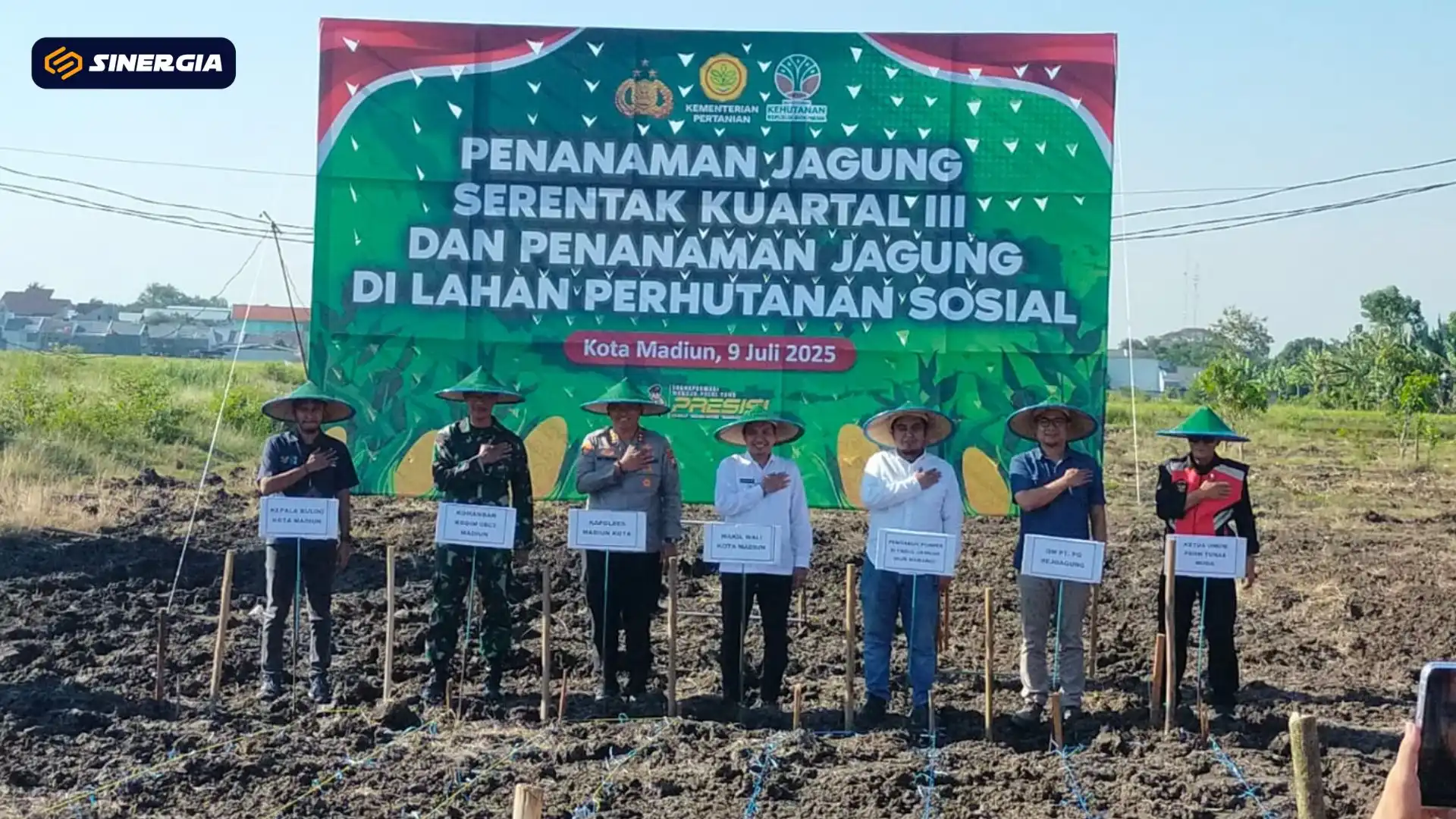 Polres Madiun Kota Gerakkan Penanaman Jagung Dukung Program Pangan Nasional