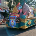 Ini Penampilan SMAN 1 Maospati Dalam Pawai Budaya Magetan 2025