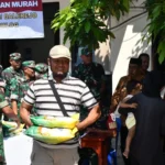 Gerakan Pangan Murah Jajaran Korem 081/DSJ Diserbu Warga
