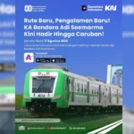 Rute KA Bandara Adi Soemarmo Diperpanjang, Caruban–Madiun Kini Hanya 16 Menit