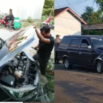 Lagi ! Kecelakaan di Perempatan Kletek, Mobil Panther Tubruk Innova