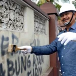 Kerusakan Gedung DPRD Kota Madiun Mulai Diperbaiki, Walikota : Jangan Mudah Terprovokasi