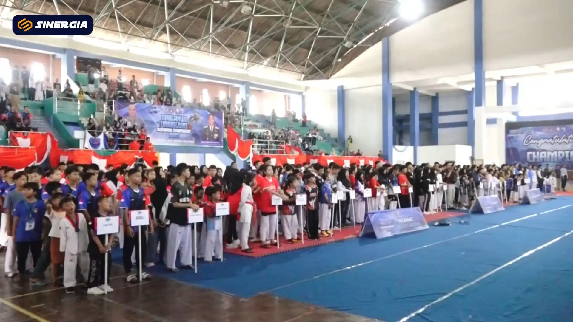 Ratusan Atlet Taekwondo dari Seluruh Indonesia Bertanding di Kejurnas Danlanud Iswahjudi Cup 2025