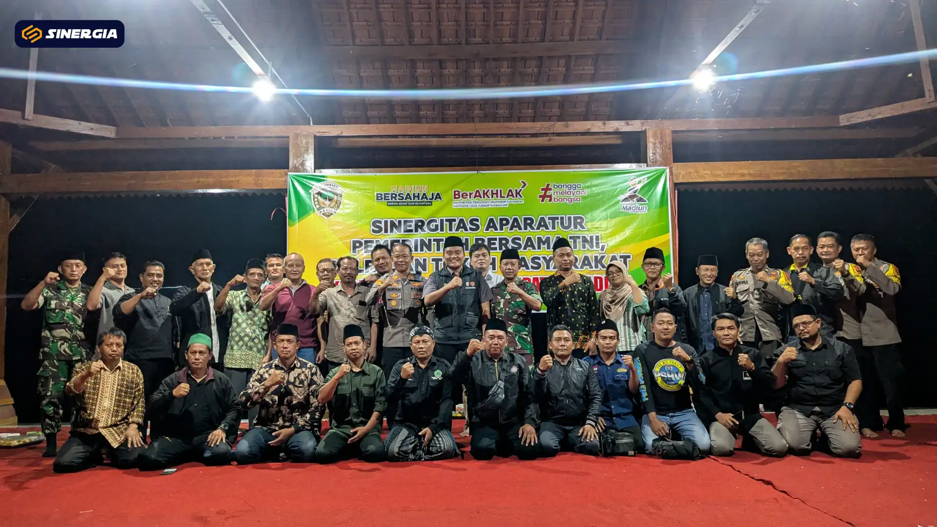 Jaga Kondusifitas Wilayah, Forkopimcam Dolopo Perkuat Sinergi Tiga Pilar 