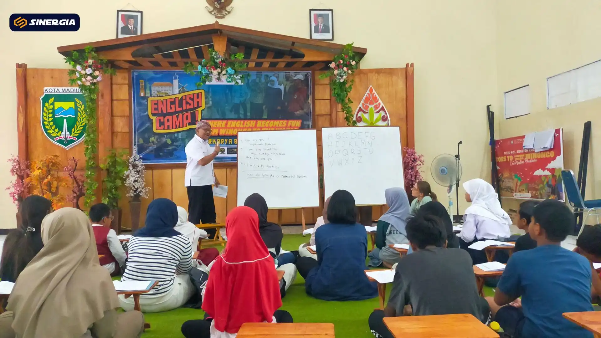 KKMP Winongo Hadirkan Kelas Inggris yang Libatkan Relawan Asal Kanada