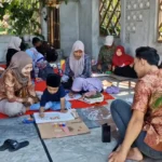 Keceriaan Ratusan Anak PAUD-RA Muslimat Setono Ikuti Lomba Mewarnai Batik