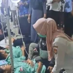 Wakil Bupati Ngawi Cek Korban Dugaan Keracunan MBG di Puskesmas Sine
