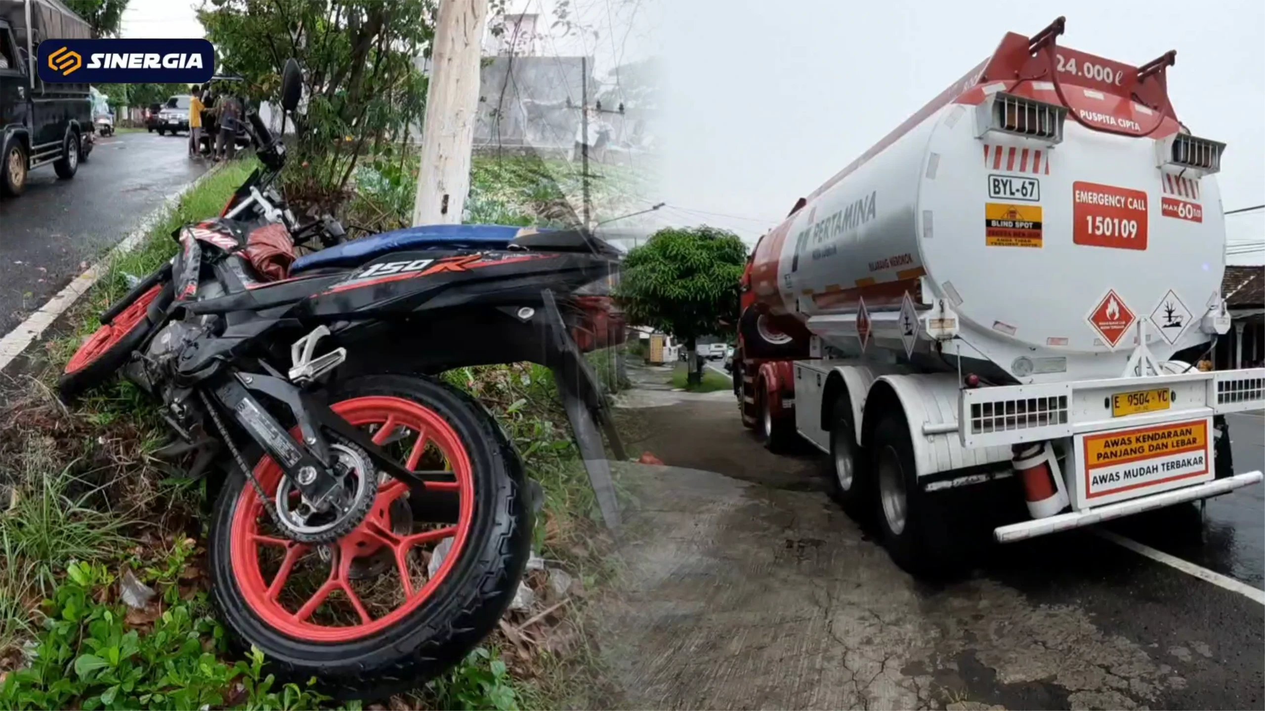 Pengendara Motor Tewas Terlindas Truk Tangki Pertamina di Jalur Plaosan–Sarangan