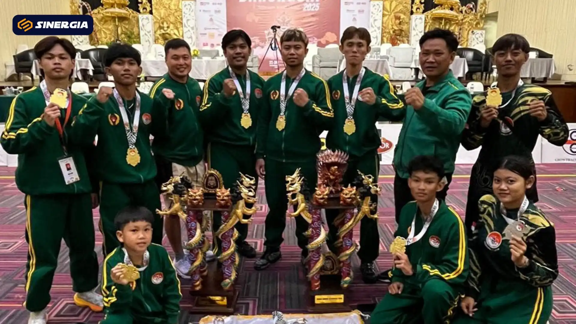 Kontingen Barongsai Kota Madiun Sabet Empat Emas di Kejurnas 2025 Bali