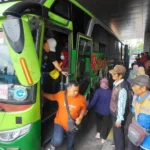 Puncak Arus Mudik Nataru, 900 Unit Bus Masuk di Terminal Purboyo Madiun