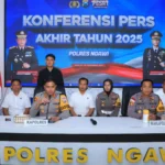 Polres Ngawi Tuntaskan 209 Kasus Kriminalitas Sepanjang 2025