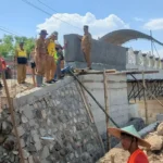 Proyek Jembatan Klumutan Molor, Bupati Madiun Monev 3 Paket Pekerjaan Fisik