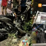 Satu Keluarga di Magetan Alami Kecelakaan di Simpang Tiga Totok Maospati