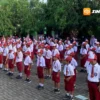 Pembiasaan Pagi di SDN Ngadirejo 02 Wonoasri, Tanamkan Nasionalisme dan Nilai Religius Sejak Dini