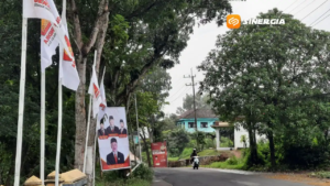 Atribut Partai Masih Terpasang di Jalan Panekan–Kendal, DPC Gerindra Magetan Pastikan Diturunkan Hari Ini