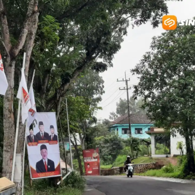Atribut Partai Masih Terpasang di Jalan Panekan–Kendal, DPC Gerindra Magetan Pastikan Diturunkan Hari Ini