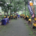 Polres Madiun Kerja Bakti di Wisata Wahana Grape, Dukung Gerakan Indonesia Asri