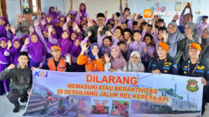 150 Pelajar Nganjuk Diangkat Jadi Agen Keselamatan, Ini Langkah KAI Cegah Vandalisme KA