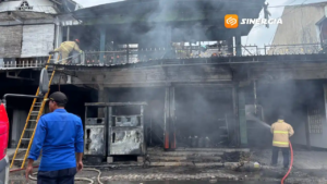 Pom Mini di Madiun Terbakar, Ruko dan Mobil Ludes Dilalap Api